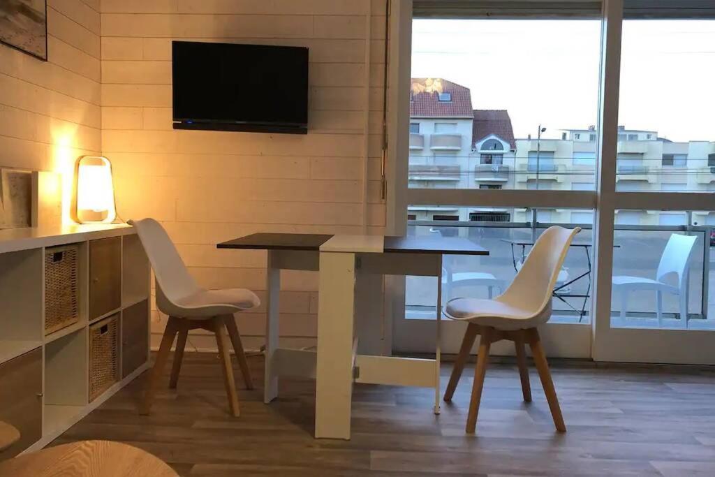 Studio, Proche Du Touquet, Tout Equipe A 100M De La Plage Stella-Plage Luaran gambar